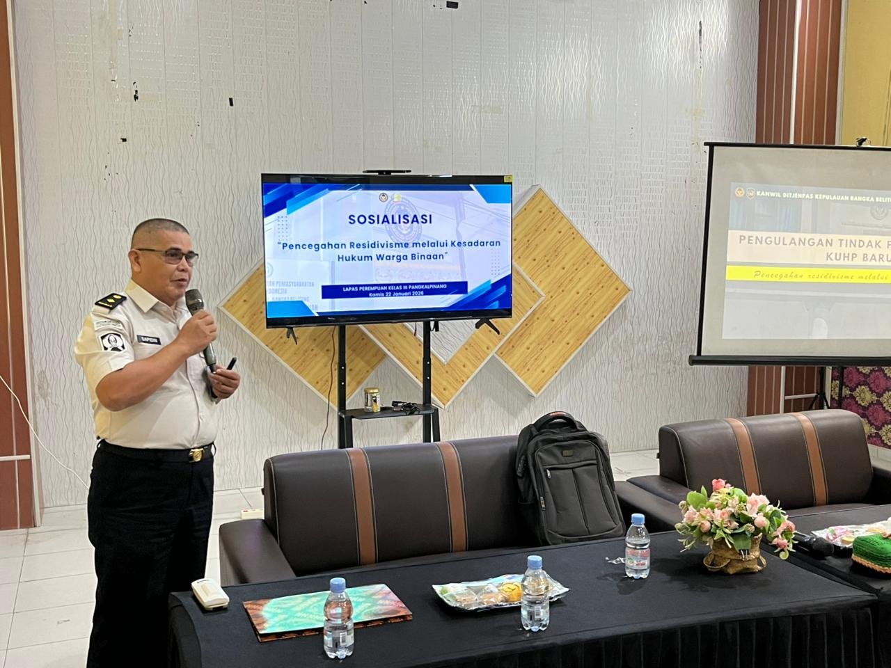 Cegah Residivisme, Warga Binaan Lapas Perempuan Pangkalpinang Dibekali Pemahaman Kesadaran Hukum